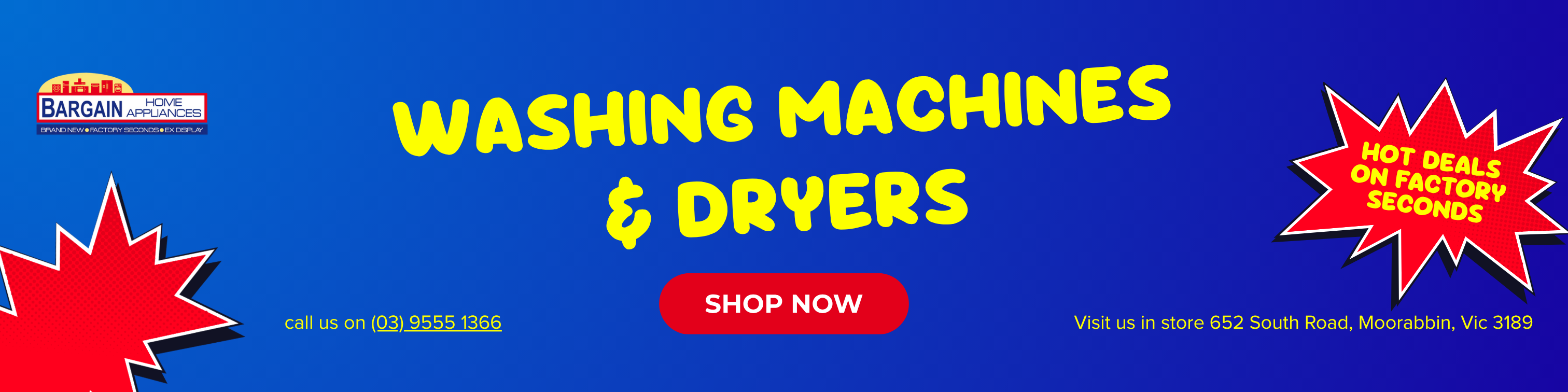 Washing Machines & Dryers