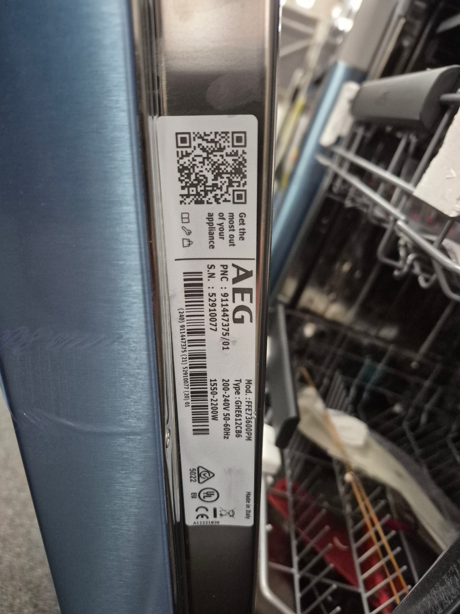 AEG FFE73600PM 60cm built-under stainless dishwasher