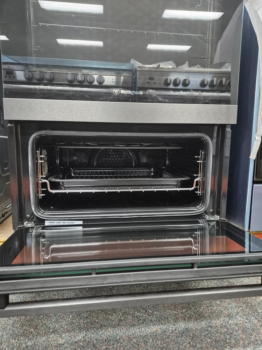 Westinghouse WVE6526DD 60cm Multi-Function 8/5 Duo Oven with AirFry Dark Stainless Steel