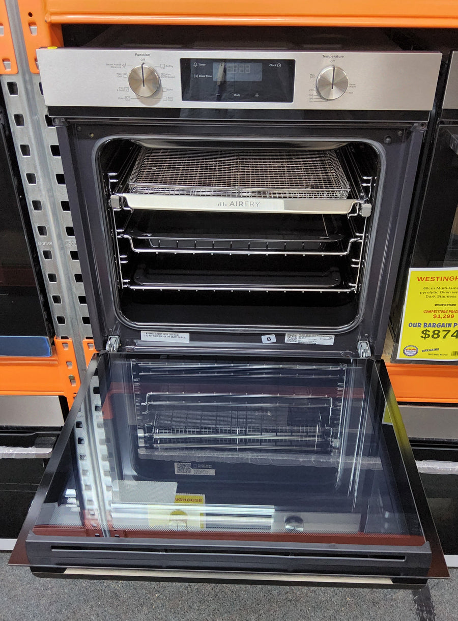 Westinghouse WVE6516SD 60 cm Multifunktionsofen mit AirFry, Edelstahl