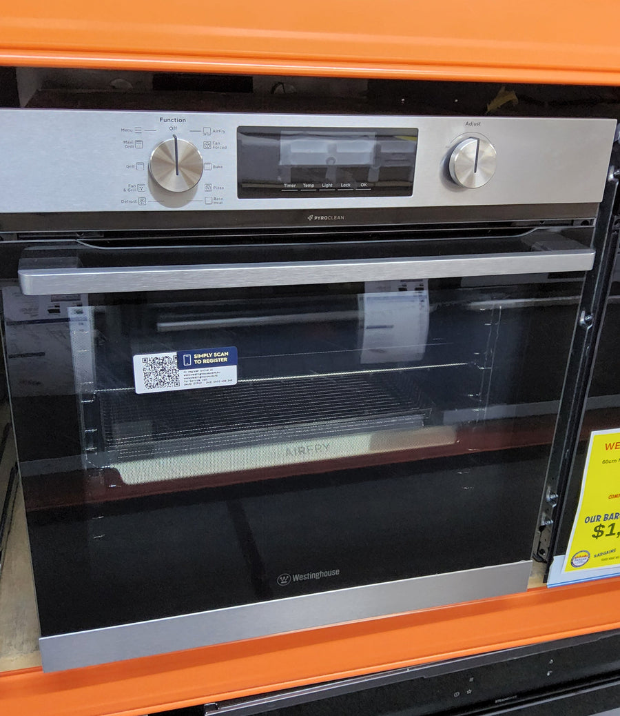Westinghouse WVEP6716SD 60cm Multi-Function 10 Pyrolytic Oven with AirFry Stainless Steel