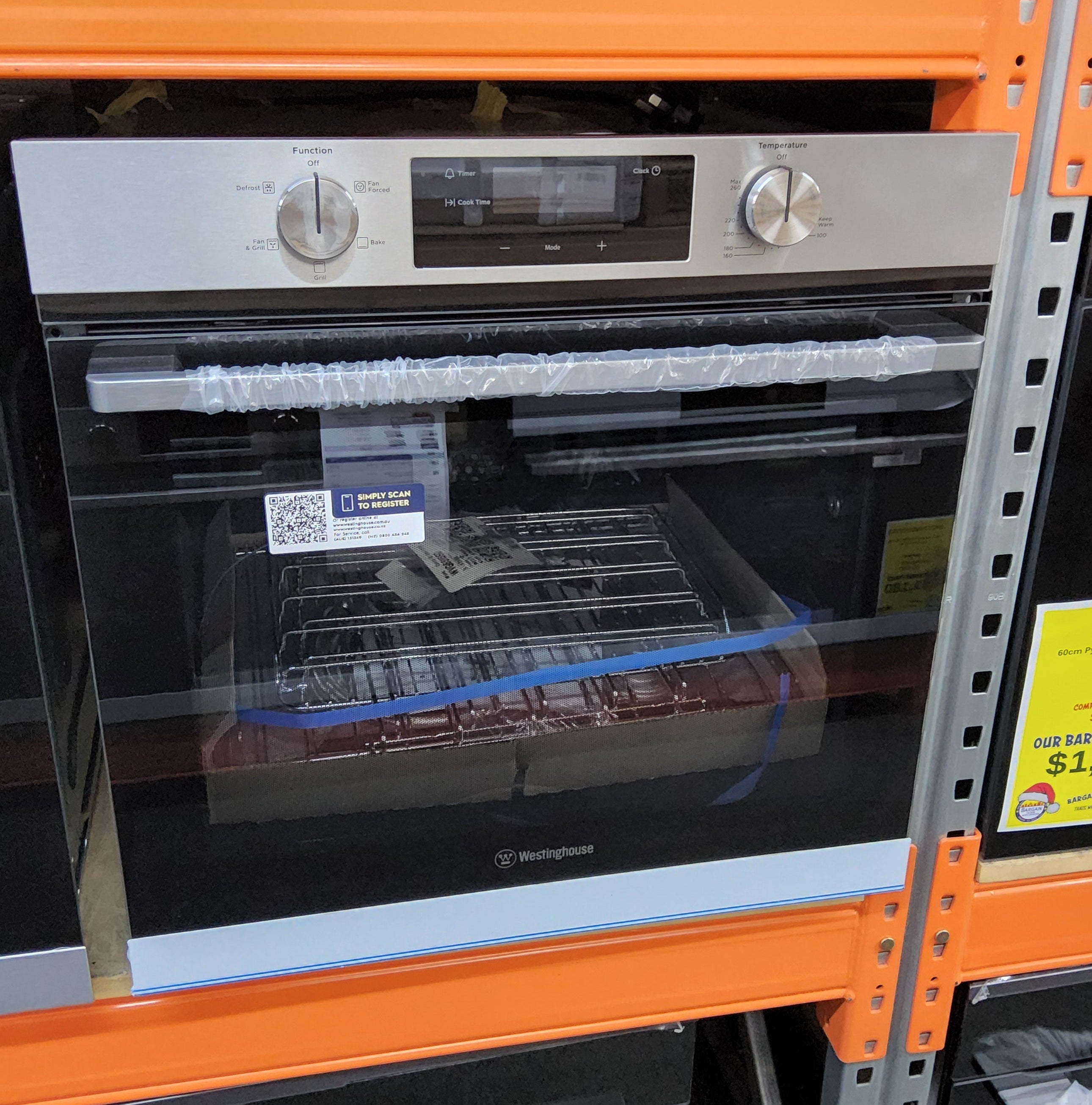 Westinghouse WVG6515SD  60cm Multi-Function Gas Oven Stainless Steel