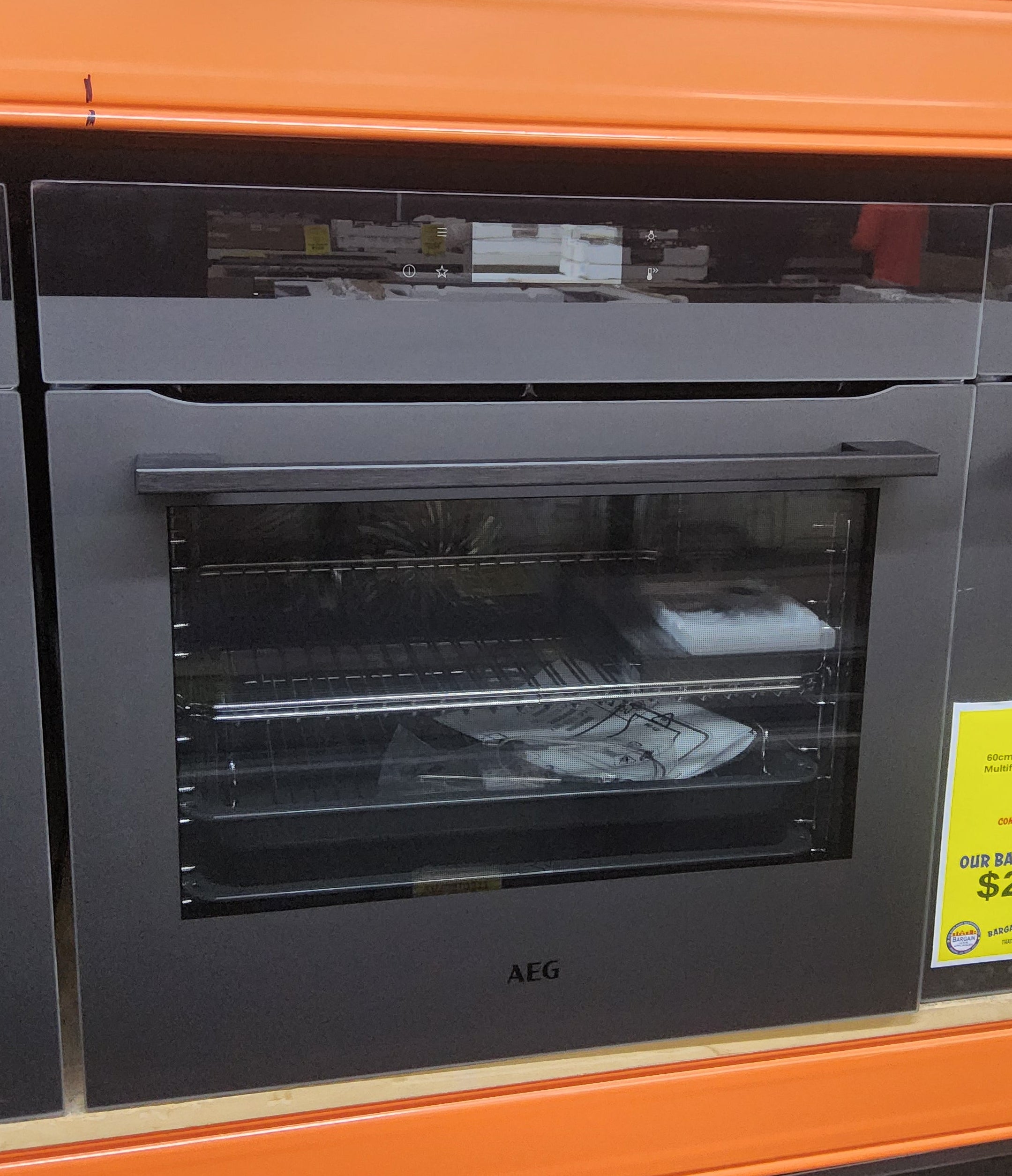 AEG BPK74238PT 60cm Sensecook Pyroluxe™ Multifunction 17 Oven Matte Black