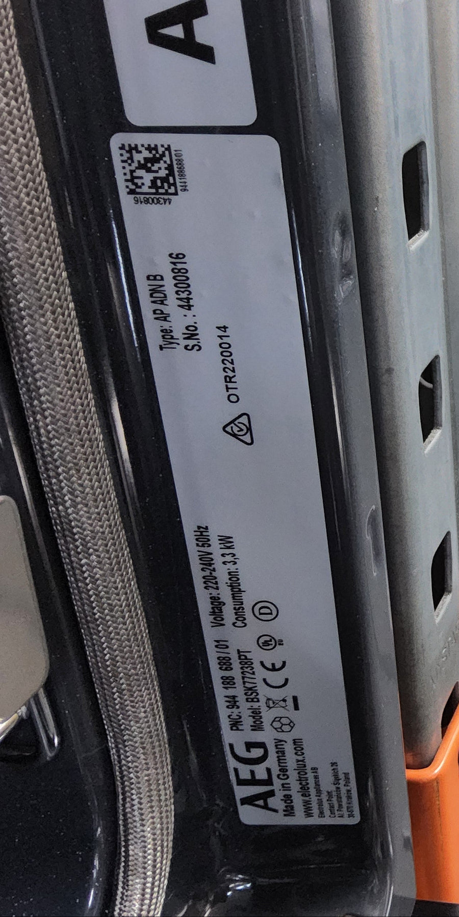 AEG BSK77238PT 60cm Steamcrisp Pyroluxe MultiFunction 19 Oven Matte Black