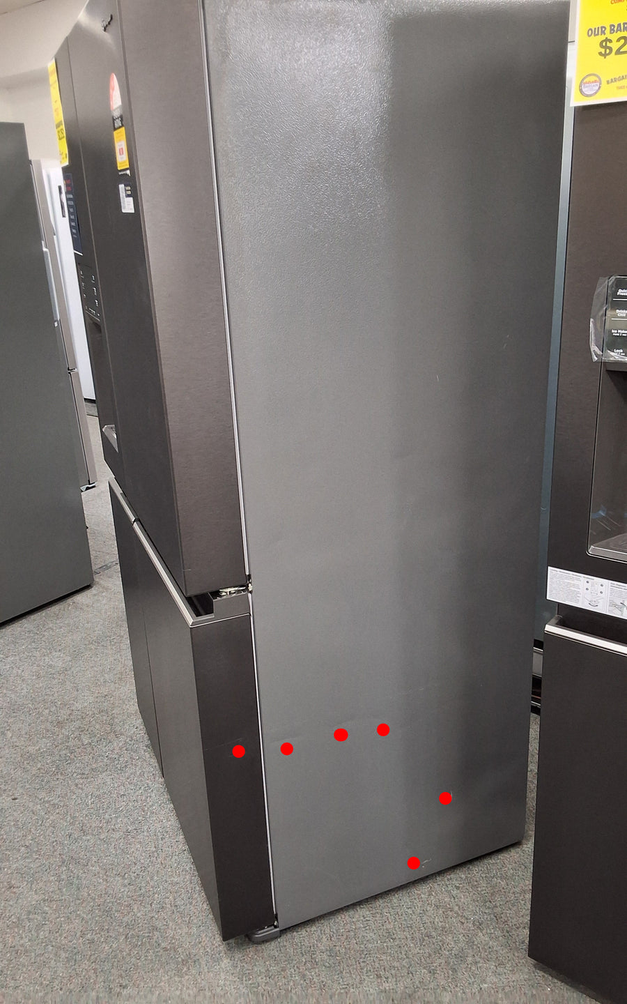 Westinghouse WQE6170BB 609L Quad Door Fridge Matte Black