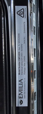 Emilia EMF65EN 60cm Black Electric Fan Forced Oven