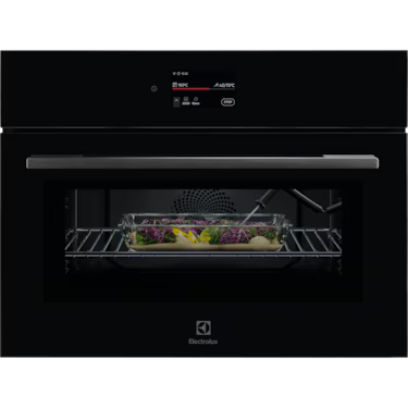 Electrolux EVEM6847ZB 45cm Compact Combi Microwave Oven, Black - 800 Series
