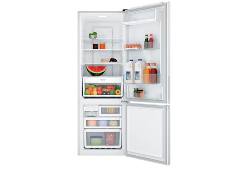 Westinghouse WBB3402WL-X 335L Bottom Mount Fridge Freezer, white