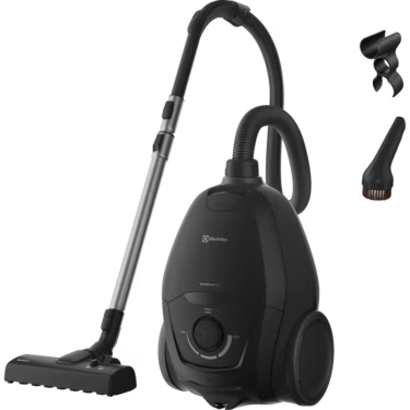 Electrolux EFB71113EB Canister Bagged Vacuum Cleaner, Ebony Black - UltraSilencer Plus