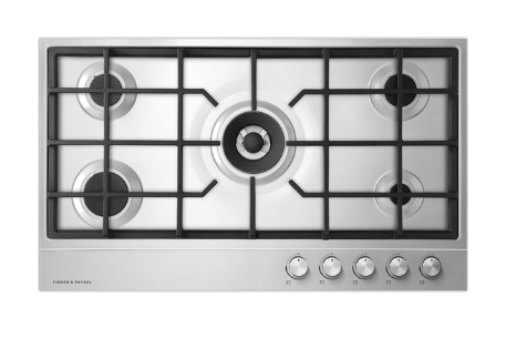 Fisher & Paykel CG905DX1 81444 90cm Gas on Stainless Steel Cooktop