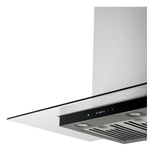 InAlto ARGF90BTS 90cm Flat Glass Canopy Rangehood