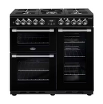 Belling BCC900DFB 90cm CookCentre Deluxe Dual Fuel Range Cooker