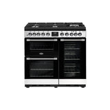 BCC900GTGSS Belling CookCentre Deluxe 90cm Gas-Through-Glass Range Cooker