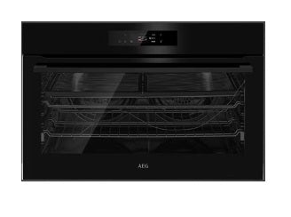Aeg bek722910b 90cm steambake multifunction 15 oven black