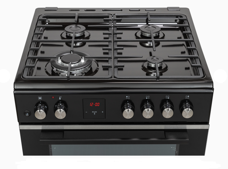 Belling BFS60SCDF 60cm Dual Fuel Freestanding Cooker - Gas Cooktop & Electric Oven