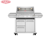 BMF7645SA BeefEater 7000 Premium Four Burner Built-in Barbecue and Trolley
