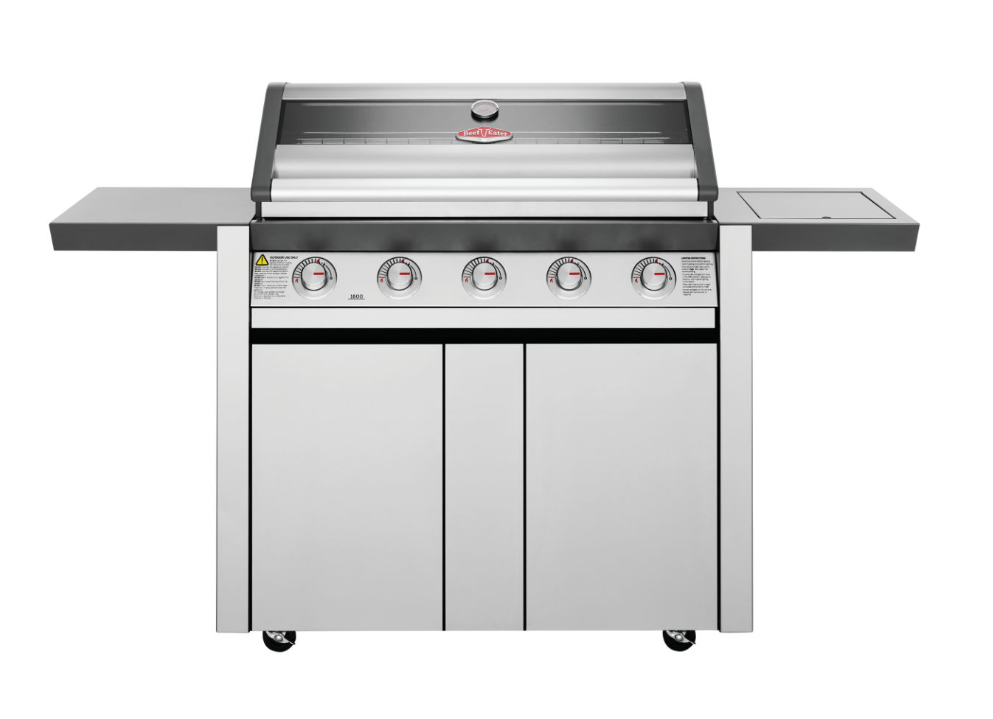 BeefEater BMG1651SA 1600 Series 5 Burner BBQ Side Burner & Trolley (BBG1650SA/BTR1651SA)