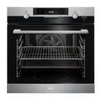 AEG BPK552220M 60cm SteamBake Multi-Function 10 Pyroluxe Oven Stainless Steel