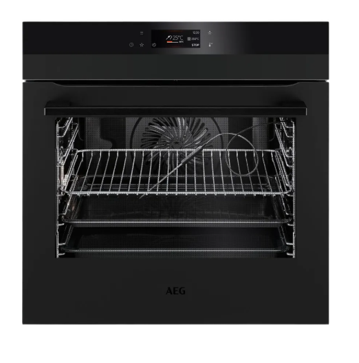 AEG BPK74278PT 60cm SenseCook Multi-Function 17 Pyrolytic Oven Matte Black
