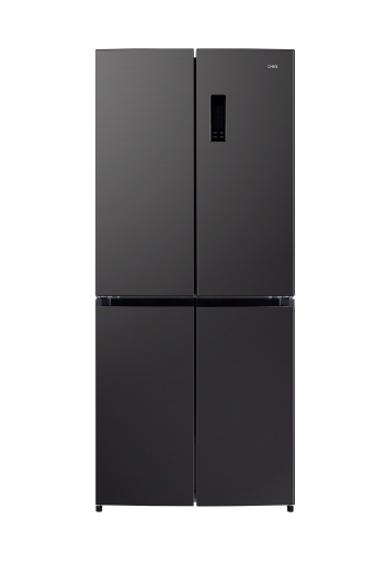 CHiQ CFD502NBS 502L French Door Fridge Black Steel