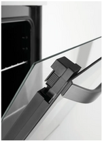 Chef CFE547SBB 54cm Stainless Steel Freestanding Oven with Electric Cooktop