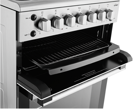 Chef CFG517SBNG 54cm Freestanding NG Gas Cooker