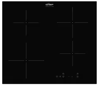 Chef CHI644BC 60cm 4 zone induction cooktop