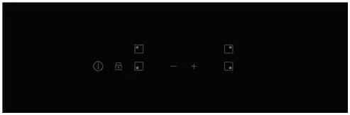 Chef CHI644BC 60cm 4 zone induction cooktop