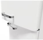 CHiQ CRBM227NW3 231L Retro Style Bottom Mount White Fridge