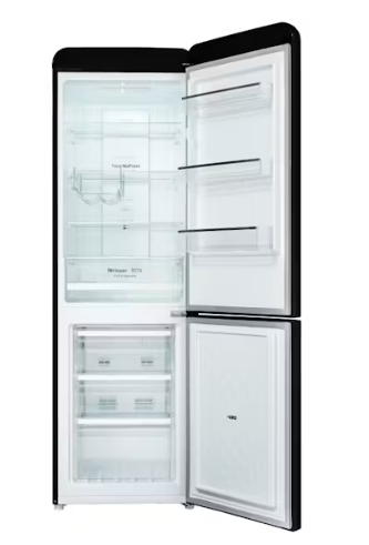 CHiQ CRBM229NB3 Retro Bottom Mount Fridge Black
