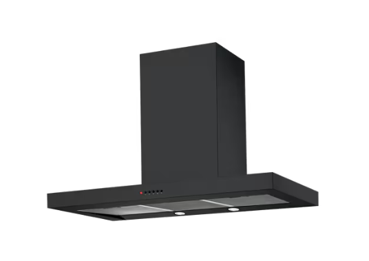 Chef CRC914DB Dunstabzugshaube, 90 cm, schwarz