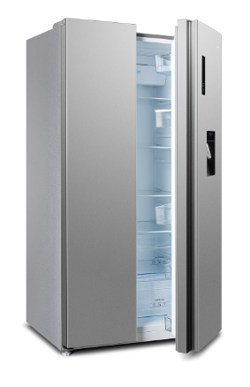 CHiQ CSS557NSD4E 559L Side by Side Refrigerator Silver