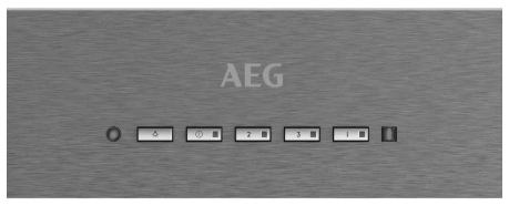 AEG DGE7660HB  52cm Integrated Rangehood Dark Stainless Steel