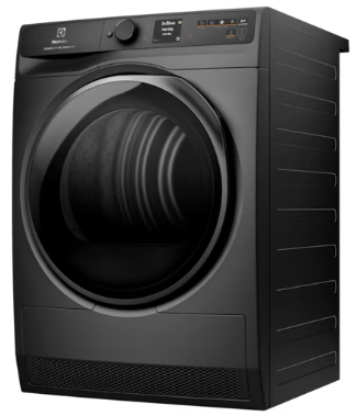 Electrolux EDH902R9SC 9kg Ultimate Care 900 Steam Heat Pump Dryer Dark Onyx