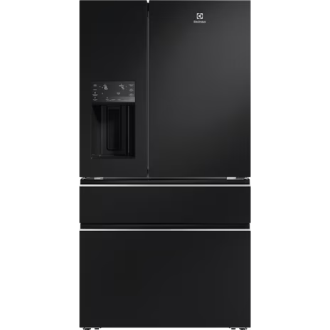 Electrolux EHE6191BB 609L French Door Fridge, Matte Charcoal Black - 900 Series