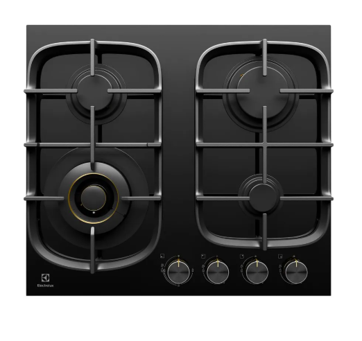 Electrolux EHG645BE 60cm UltimateTaste 500 4 Burner Gas Cooktop