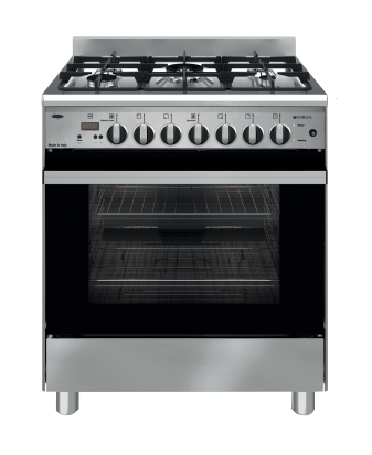 Emilia EM765DOP 70cm Stainless Steel Bi Energy Cooker with Doppio Oven