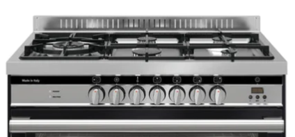 Emilia EM965GEN 90cm gloss black Dual Fuel cooker *
