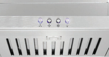 Emilia EMHUSH90C 90cm Low Profile Stainless Steel Canopy