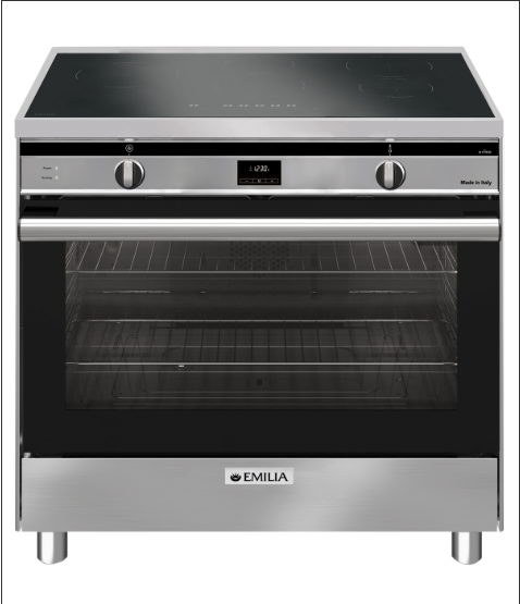 Emilia EMIND96FS 90cm Stainless Steel Induction Cooker