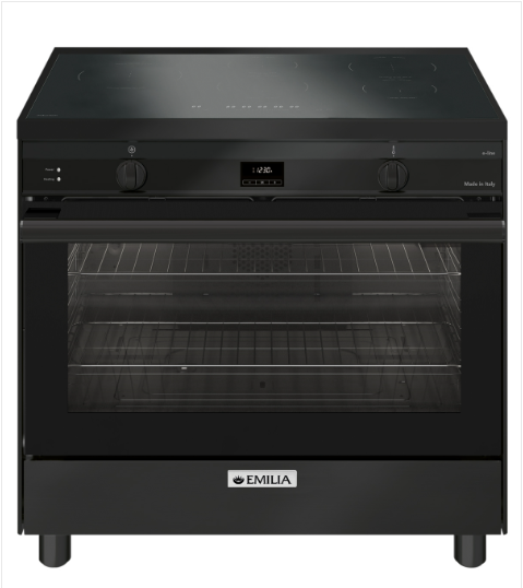 Emilia EMIND96MB 90cm Matt Black Induction Cooker