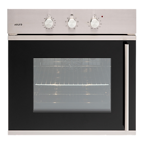 Euro EO60SOSX 60cm Electric Oven Side Opening Black / Stainless Steel