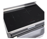 Euro EO90FSINESX 90 Cm Free Standing Induction Cooktop 9 Function Oven Stainless Steel