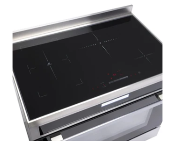Euro EO90FSINESX 90 Cm Free Standing Induction Cooktop 9 Function Oven Stainless Steel