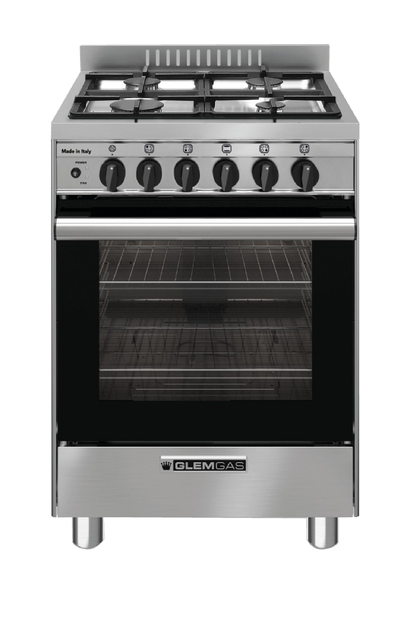 Glem GB534GG Stainless Steel 53cm Gas Cooker