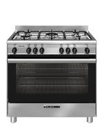 Glem GB965GG 90cm Gas Oven & Cooktop / Electric Grill Stainless Steel