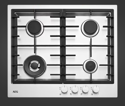 AEG HG60FXA 60cm 4 burner stainless steel gas Cooktop