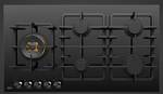 AEG HGC9566BB 90cm 5 Burner Ceramic Glass Gas Cook Top