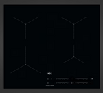 AEG IKB64431CB 60cm 4 Zone Full Induction Cooktop