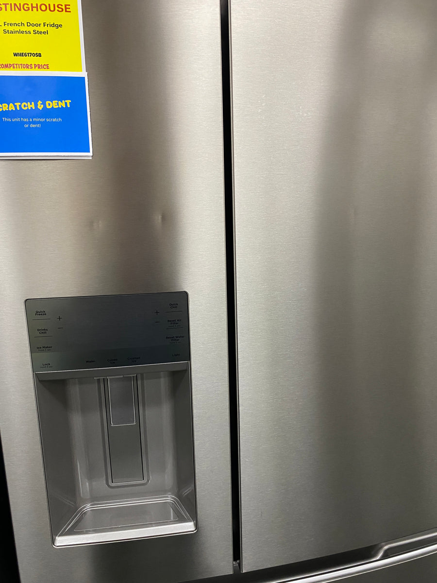 Westinghouse WHE6170SB 609L French Door Fridge Stainless Steel